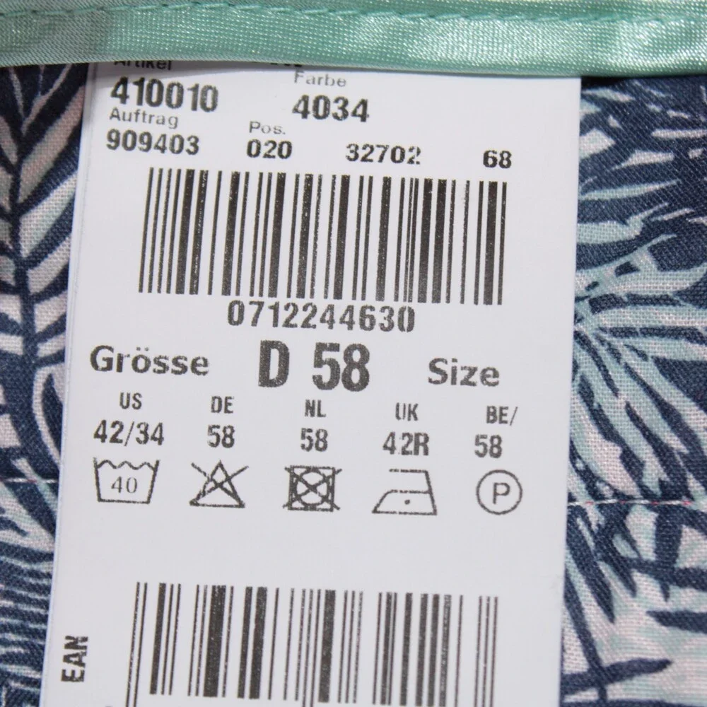 Gardeur NWT Bermuda / Casual Shorts Size 42 US Modern Fit in Pink 100% Cotton